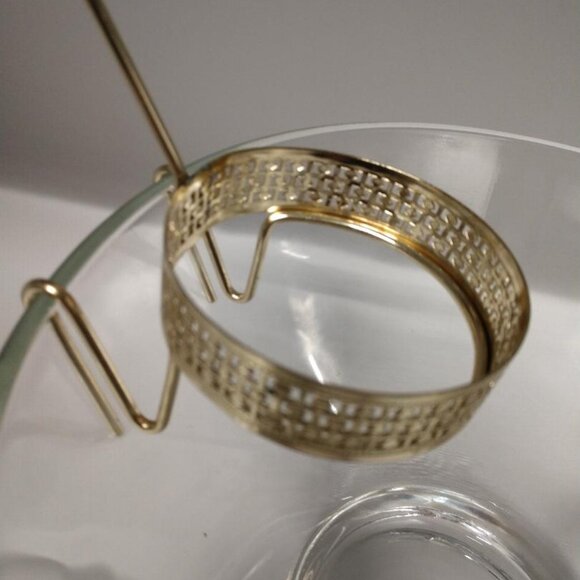 Vintage Anchor Hocking Clear Glass Mid Century Modern Chip/Dip/Fruit Dip 3 Pc. - Picture 7 of 7